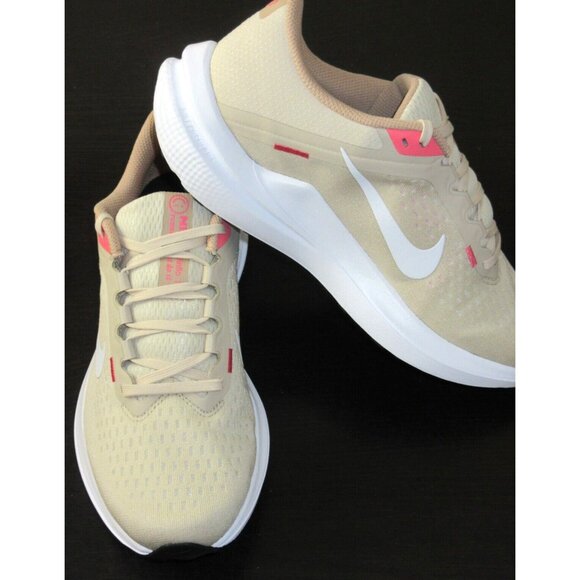 Nike Women's Air Winflo 10 Running Shoes Sanddrift White Hemp Sizes NIB - Picture 4 of 5